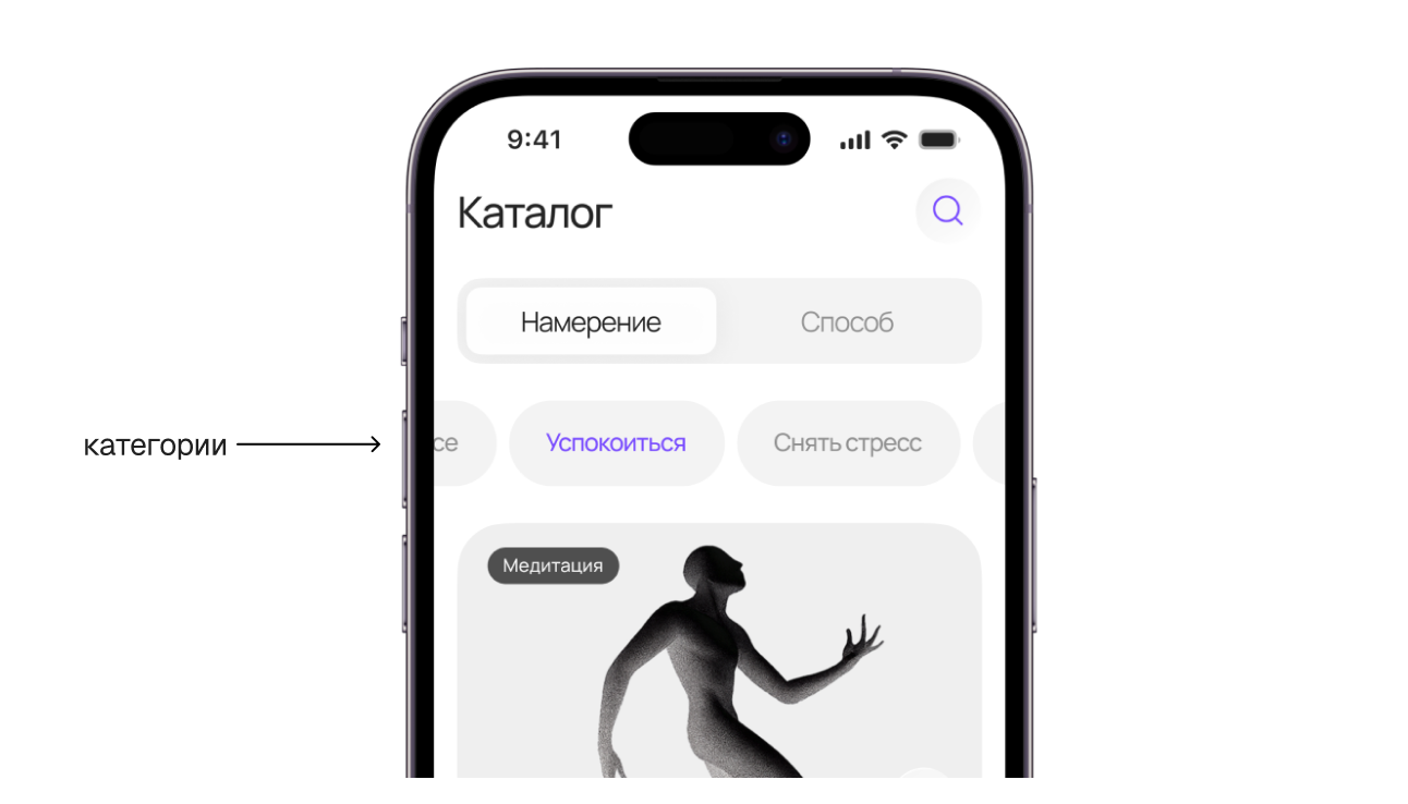 Категории практик, названные через результат